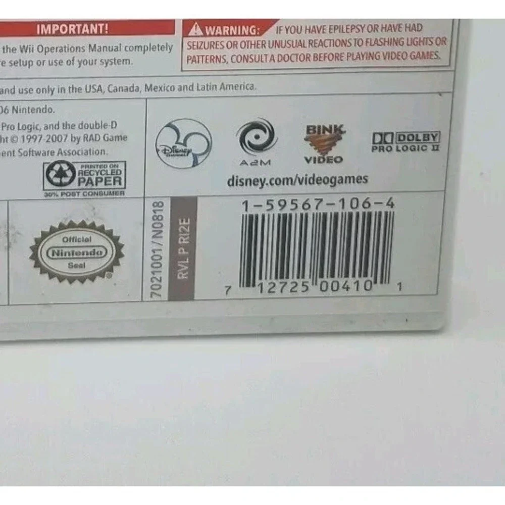 Wii High School Musical Sing It Nintendo Disney‎ Video Game SEE PICS BB15.1GA868